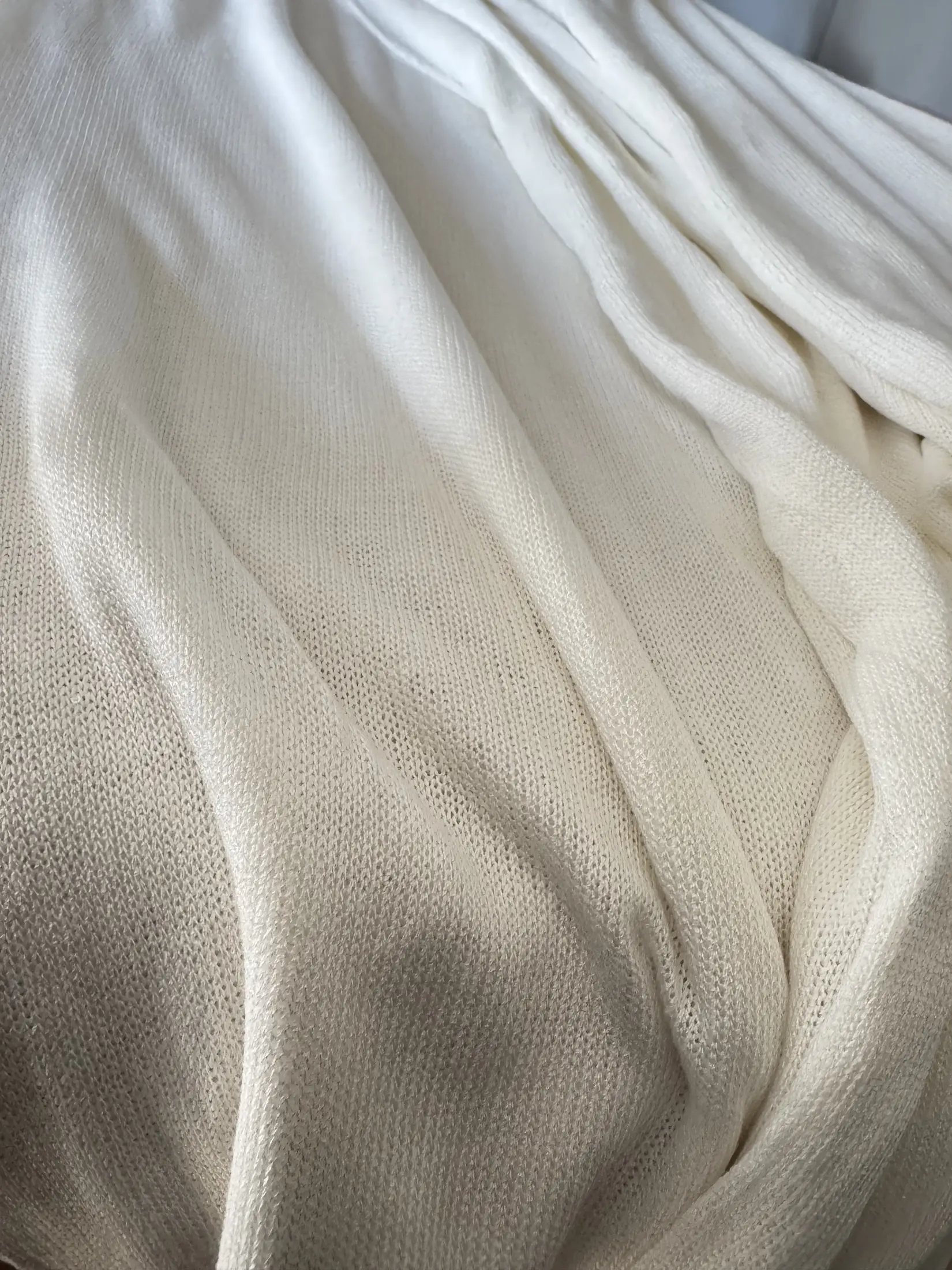 FlexaKnit rayon textile in soft rippling folds